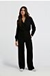 Jersey wide leg jumpsuit BLACK 1-349015-409-00001