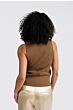 Ribbed tank top CHIPMUNK BROWN 1-000472-505-71044