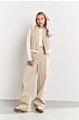 Sleeveless gilet TWILL BEIGE 1-521001-503-99998