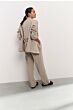 Pinstripe trousers HUMUS BEIGE 1-301180-503-513041