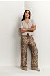 Leopard trousers MILK BROWN 1-301207-507-999511