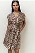 Dress leopard print MILK BROWN 1-601186-507-999511