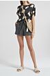 Satin top print ALMOST BLACK 1901283-015-943051