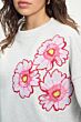 SWEATER - Floral Grey Melange SP9117-800