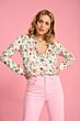 Blouse Mila Flower Confetti Ivory SP6760