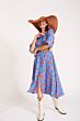 Jurk Stacy Flowers Marina Blue SP6836