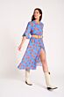 Jurk Stacy Flowers Marina Blue SP6836
