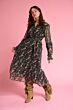 DRESS - Flower Blaze Anthracite SP7053