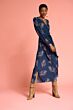 DRESS - Leah Mythical Birds Blue SP7096