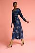 DRESS - Leah Mythical Birds Blue SP7096
