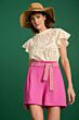 Top Brodery Ruffle Ivory SP6886