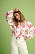 BLOUSE ­ Parrots Ecru SP7243