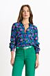 BLOUSE - Mila Brushwork SP7403-600 purple