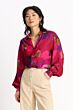 BLOUSE - Brushwork Fiery SP7408-500 pink