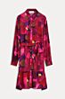 DRESS - Brushwork Fiery SP7422-500 pink