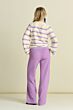 PANTS - Pique Wide Leg Purple SP7771-600