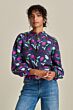 BLOUSE - Featherfest blue SP7962-650 