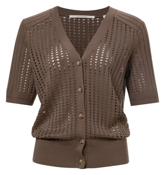 Mesh stitch cardigan 1010160-215-80513
