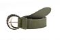 Crescent Belt Olive Silver 859-35206-6013
