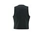 Linen blend gilet WASHED BLACK 1-521002-505-99989