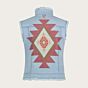 Gilet FLOREZ ginny aztec bleached denim