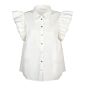 Blouse ruffle top crispy poplin 2s2587-11412-110