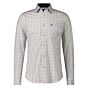 Shirt mini stripes stretch Mid blue 31.6525-116