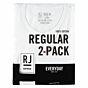 T-Shirt 2-pack rotterdam thin o wit