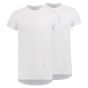 T-Shirt 2-pack rotterdam thin o wit 37-043-000