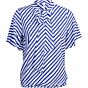 Top bow korte mouw stripe 3s4370-30128-456