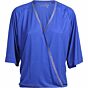 Top wrap skorte mouw lyocell 3s4385-30127-456