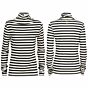 Top lange mouw sheer stripe 3s4435-30168-194