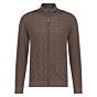 Cardigan structure knit dark Brown 42.1108-141