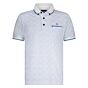 Polo Geomatric design Mid  blue 51.3631-117