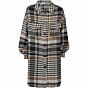Jurk blouse lang doorknoop check 5s1200-11263-722