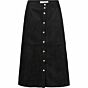 Rok lang suedine buttoned black 6s1169-11269-990