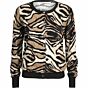 Vest geprint tiger print 7s5522-7765-729