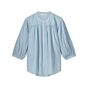 Blouse SUMMUM oversized micro stripe powder blue