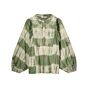 Blouse SUMMUM tie dye lurex combat green