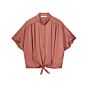 Blouse SUMMUM batsleeves silky touch sephia blush