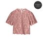 Top SUMMUM short sleeve lace rose smoke