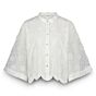 Blouse SUMMUM 3d flower white