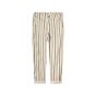 Broek SUMMUM multi stripe cotton twill ivory