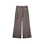 Pantalon SUMMUM check in red