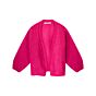 Vest SUMMUM oversized mohair blend knit fuchsia