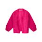 Vest SUMMUM oversized mohair blend knit fuchsia