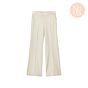 Pantalon SUMMUM bootcut punto milano ivory white