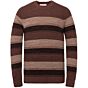 R-neck cotton mouline stripe CKW216325-3051