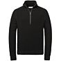 Half zip collar cotton acrylic Black CKW216330-999