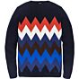R-neck cotton/wool jacquard Salute VKW206328-5281